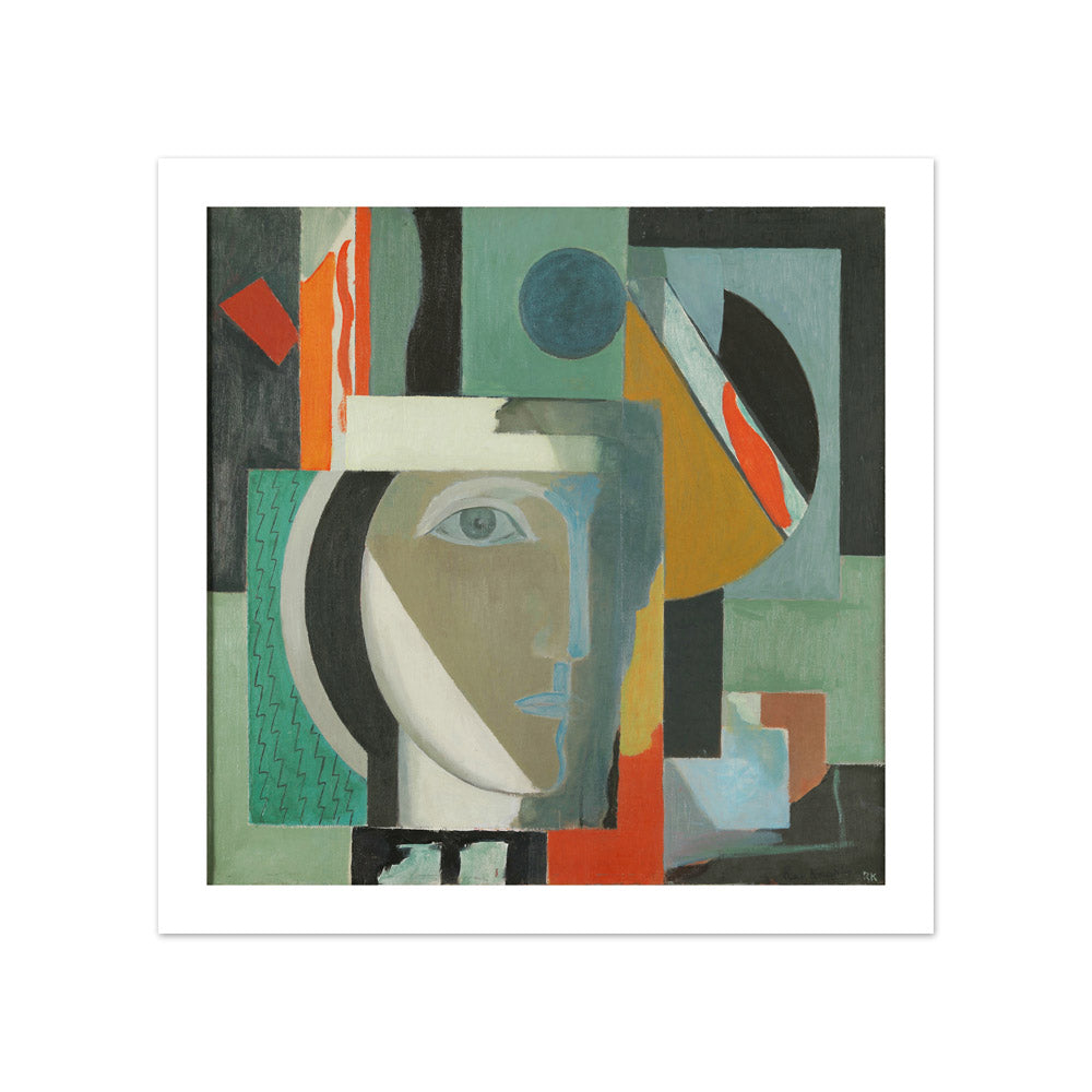 Composition with a Head by Ragnhild Kaarbø - Compact / With Margin / No Frame