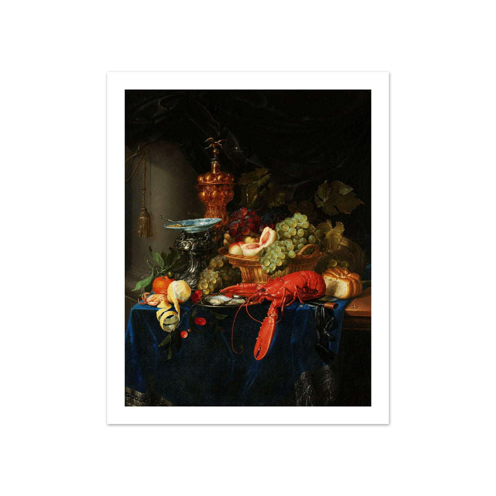 Still Life with Golden Goblet by Pieter de Ring - Compact / With Margin / No Frame
