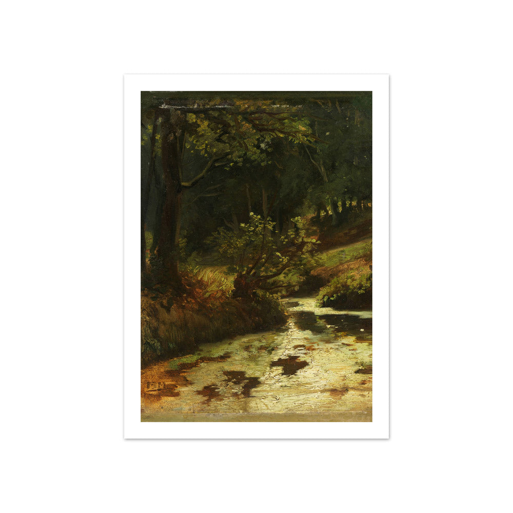 Brook in the Woods near Oosterbeek by Matthijs Maris - Compact / With Margin / No Frame