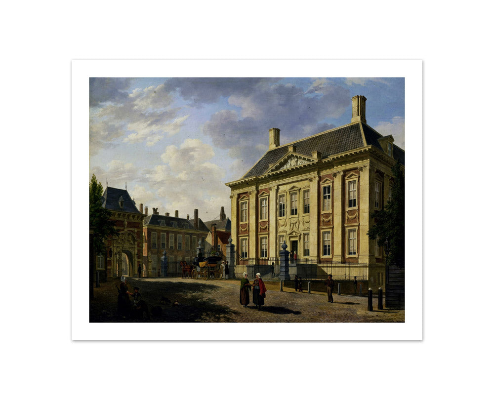 The Mauritshuis in The Hague by Bartholomeus Johannes van Hove - Compact / With Margin / No Frame