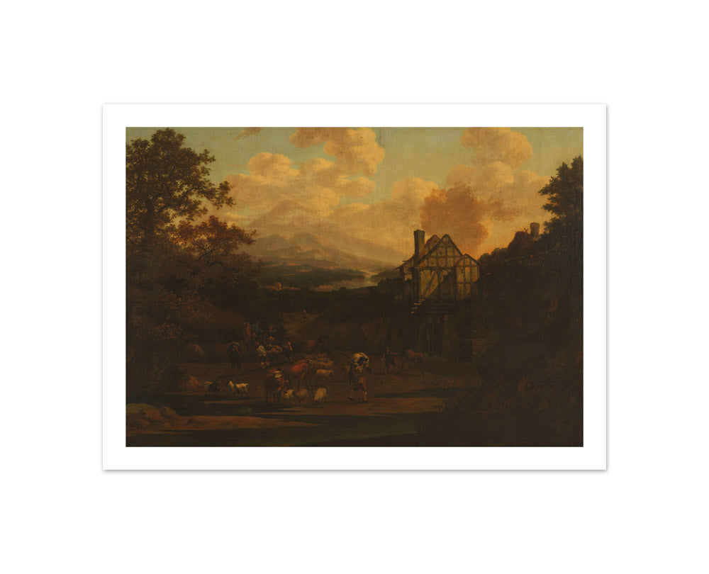 Plundering by Abraham Jansz Begeyn - Compact / With Margin / No Frame