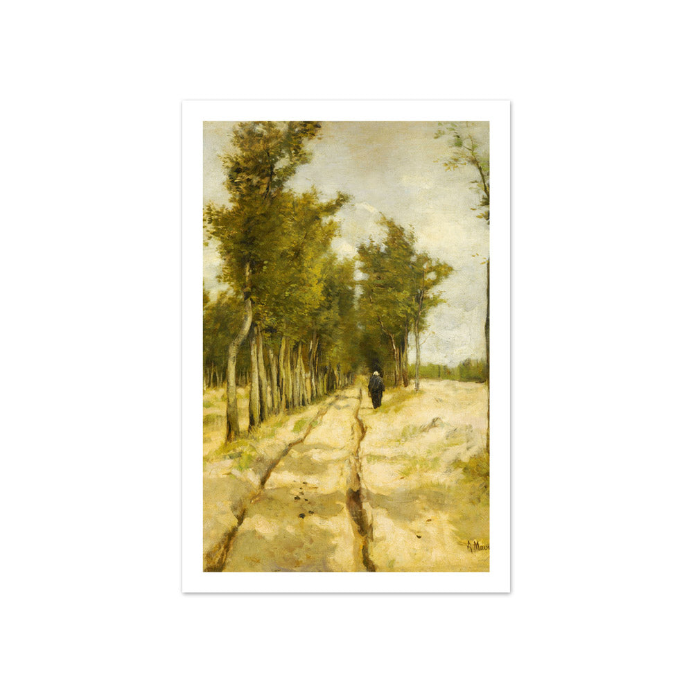 The Tower Lane in Laren by Anton Mauve - Compact / With Margin / No Frame
