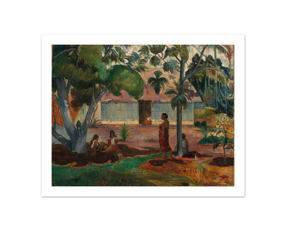 The Large Tree by Paul Gauguin - Compact / With Margin / No Frame