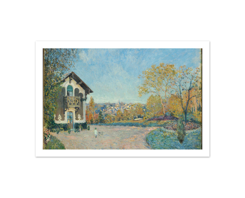 View of Marly-le-Roi from Coeur-Volant by Alfred Sisley - Compact / With Margin / No Frame