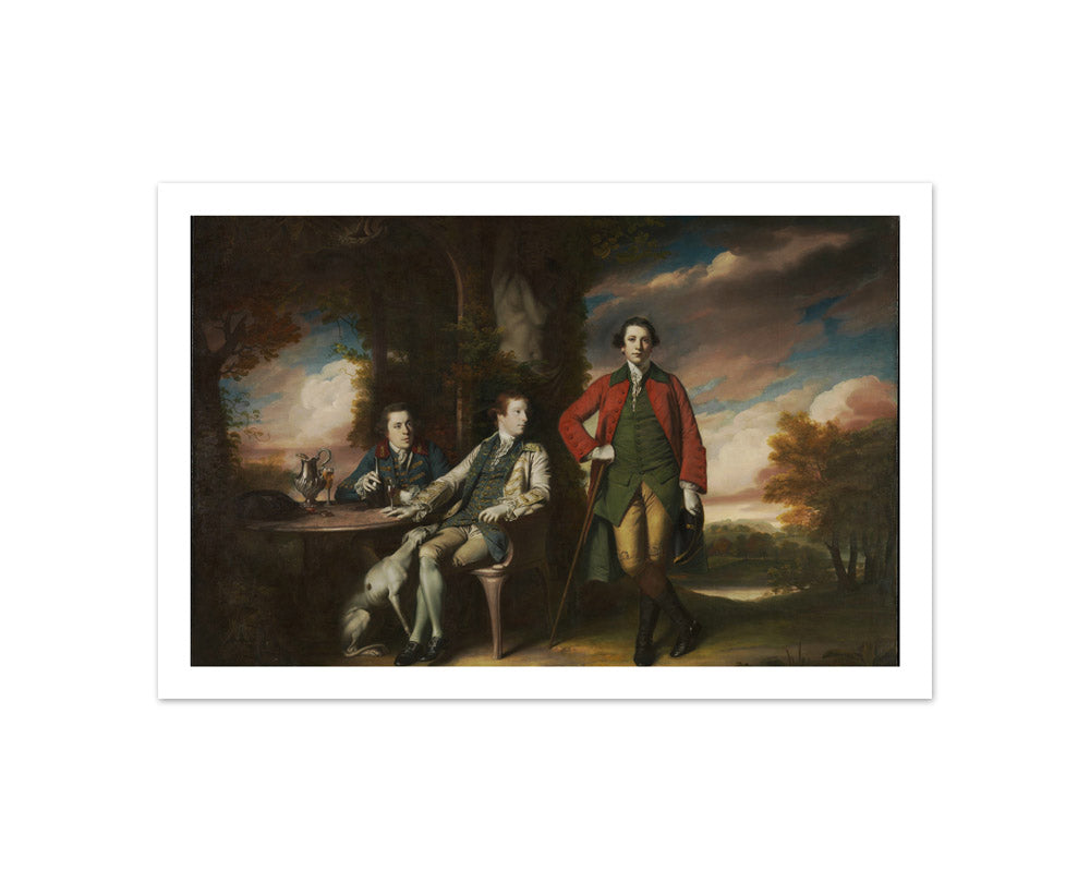 The Honorable Henry Fane (1739–1802) with Inigo Jones and Charles Blair by Joshua Reynolds - Compact / With Margin / No Frame