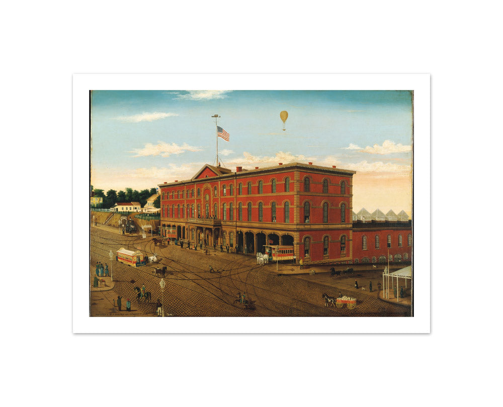 The Third Avenue Railroad Depot by William H. Schenck - Compact / With Margin / No Frame