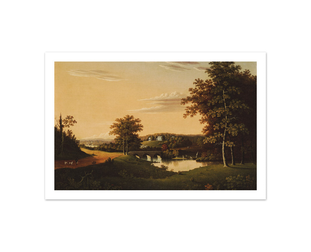 Point Breeze, the Estate of Joseph Napoleon Bonaparte at Bordentown, New Jersey by Charles B. Lawrence - Compact / With Margin / No Frame