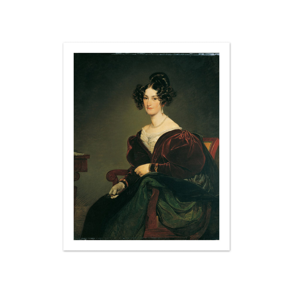 Amalie Josefine Klein, née von Henikstein (1806–1871) by Friedrich von Amerling - Compact / With Margin / No Frame