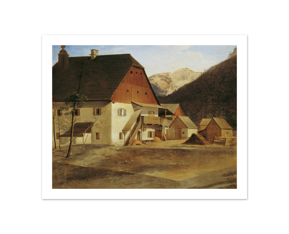 The Great Hammer House in Hirschwang on the Rax by Erasmus von Engert - Compact / With Margin / No Frame