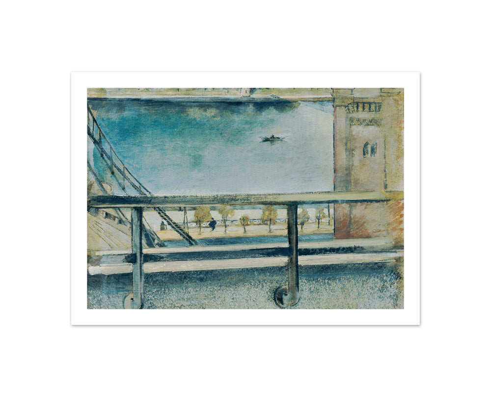 View of the Vltava, Prague by Friedl Dicker-Brandeis - Compact / With Margin / No Frame