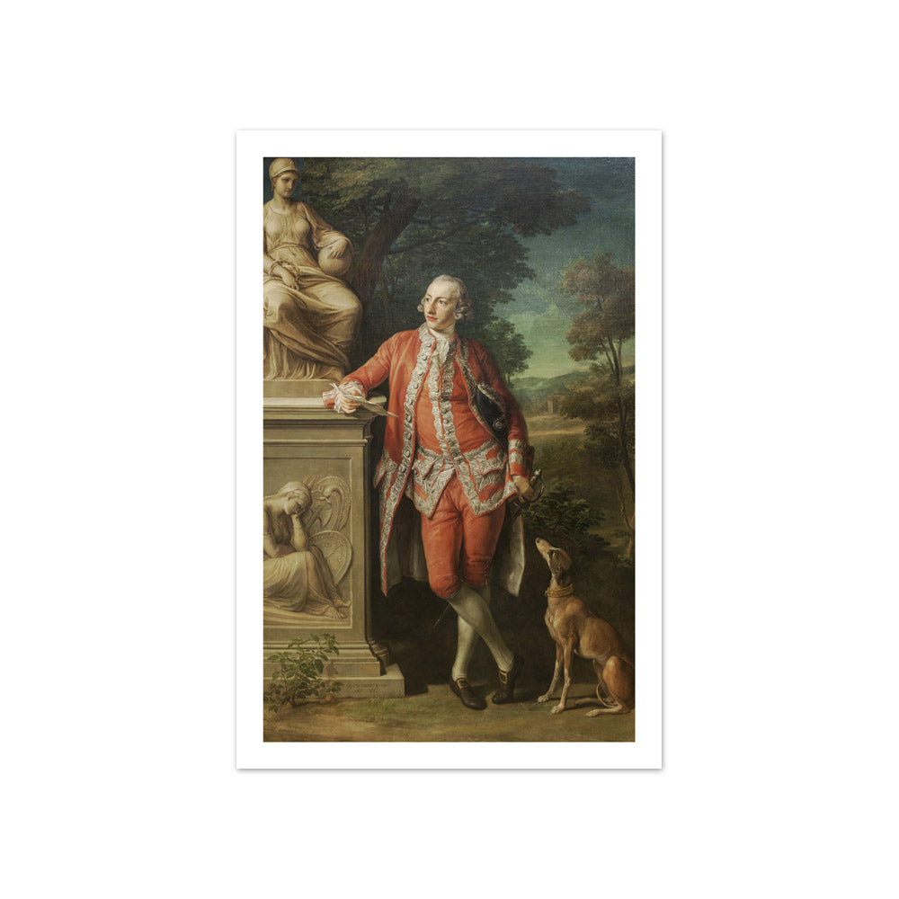 Peter Beckford (1740-1811), landowner, Dorset. by Pompeo Batoni - Compact / With Margin / No Frame