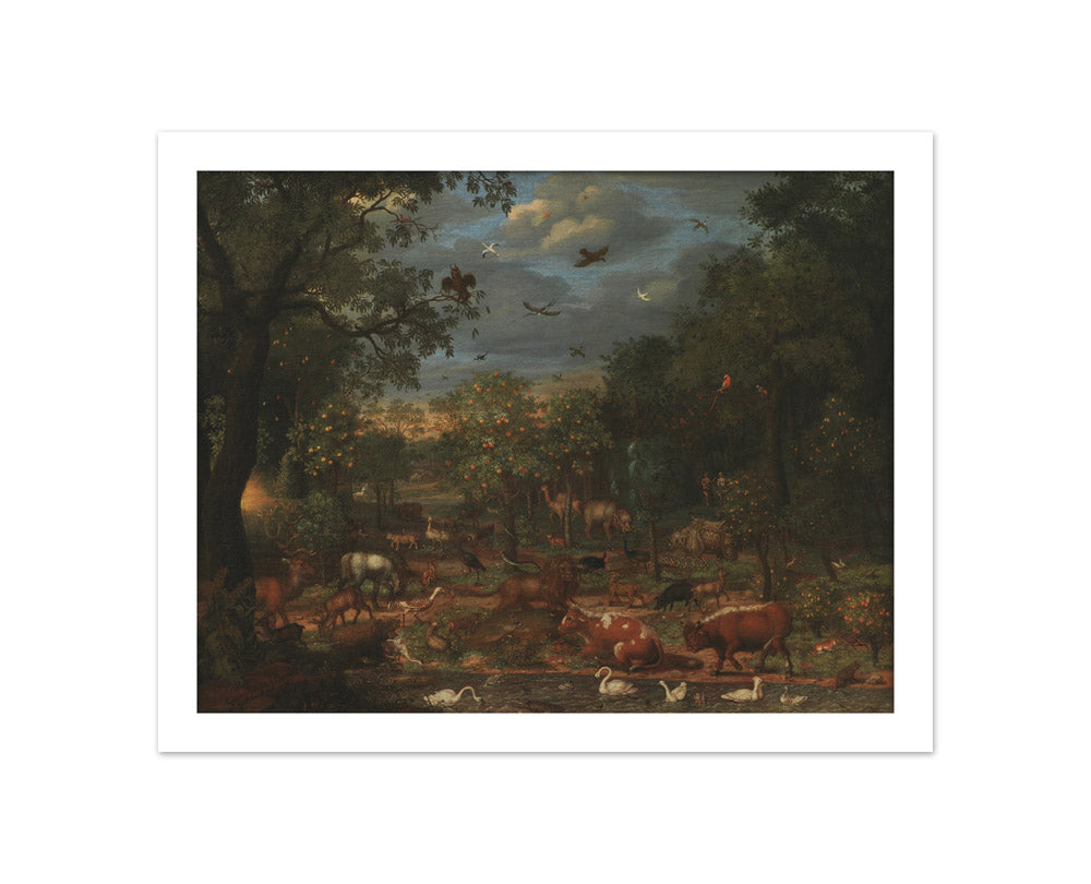 Paradise before the Fall of Man by Franz Rösel von Rosenhof - Compact / With Margin / No Frame