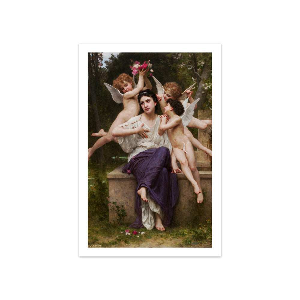 Dream of Spring by William-Adolphe Bouguereau - Compact / With Margin / No Frame