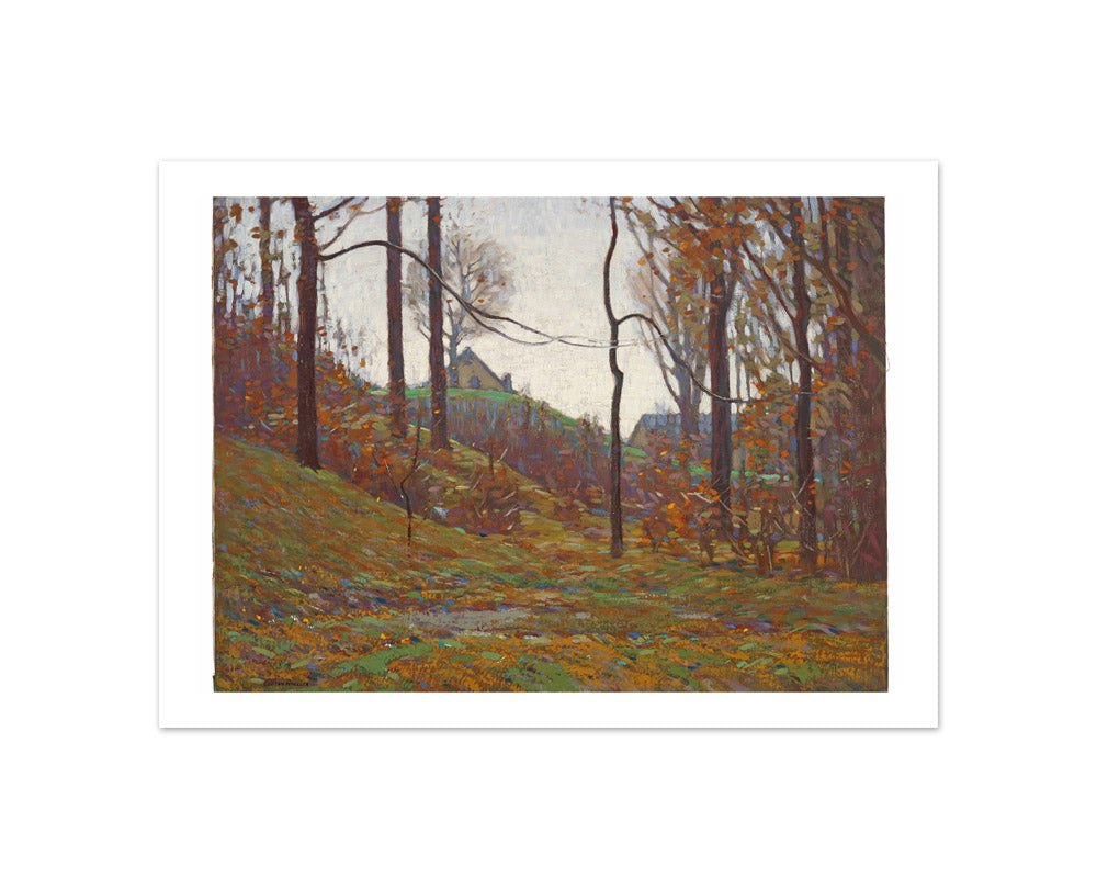 Near Pleasant Run, Irvington, Indianapolis by Clifton A. Wheeler - Compact / With Margin / No Frame