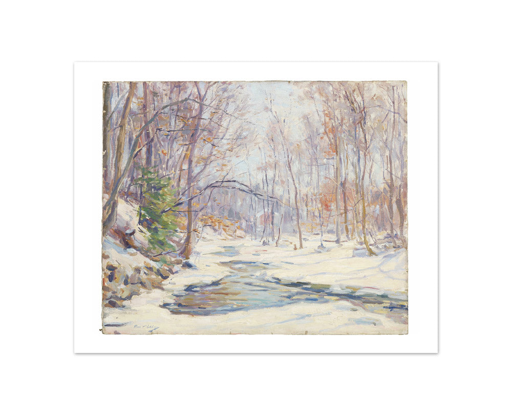A Winter Morning by Frank T. Hutchens - Compact / With Margin / No Frame
