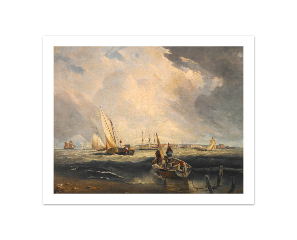 Bligh Sands, Sheerness by Clarkson Stanfield - Compact / With Margin / No Frame