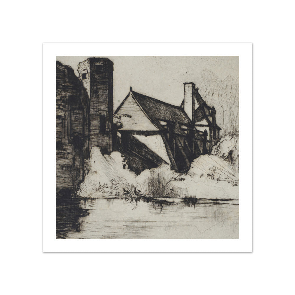 The moat-house by William Strang - Compact / With Margin / No Frame