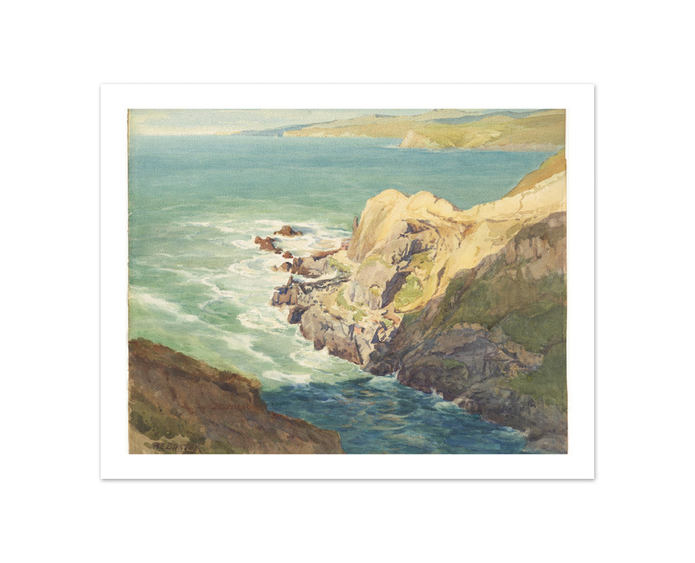 Evening shadows, Taylor's Mistake by Alfred Baxter - Compact / With Margin / No Frame