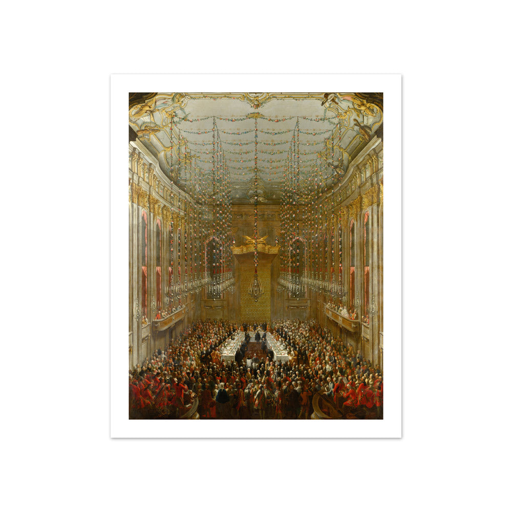 Martin van Meytens - Wedding Supper - Compact / With Margin / No Frame