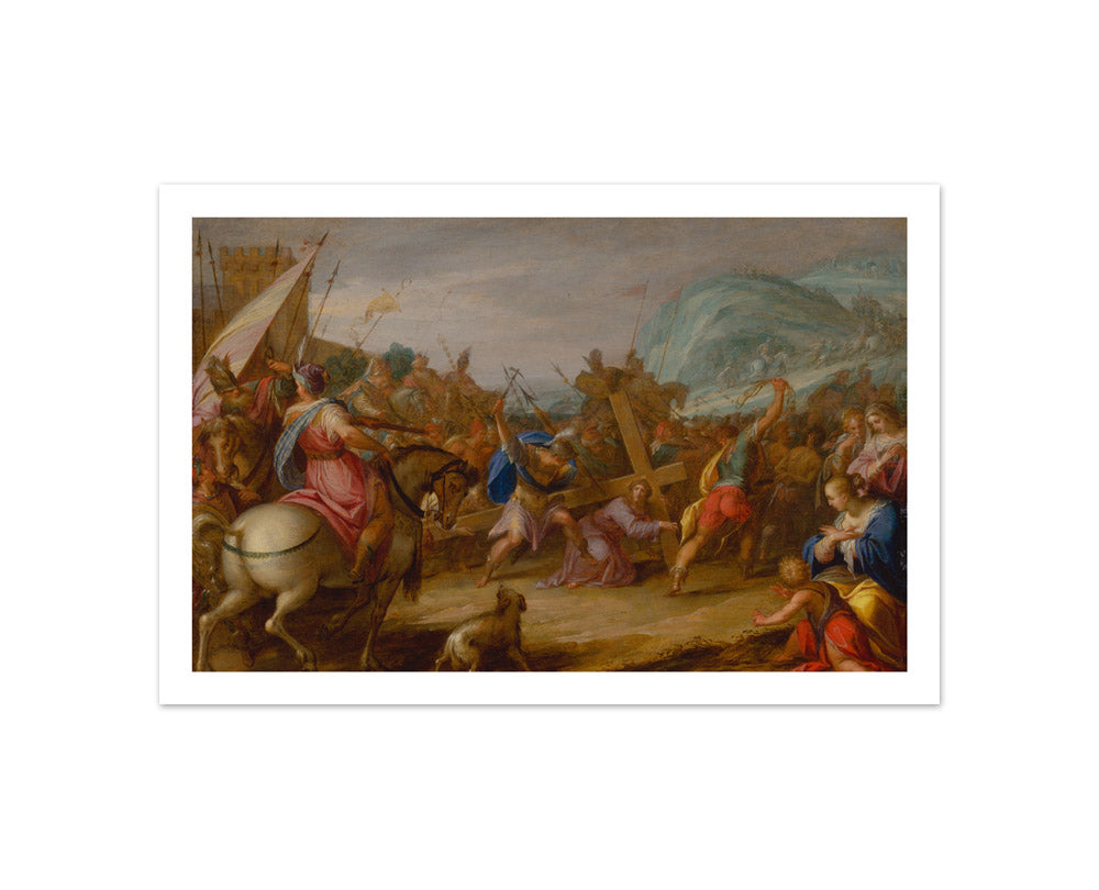 Hans Von Aachen - Carrying the Cross - Compact / With Margin / No Frame