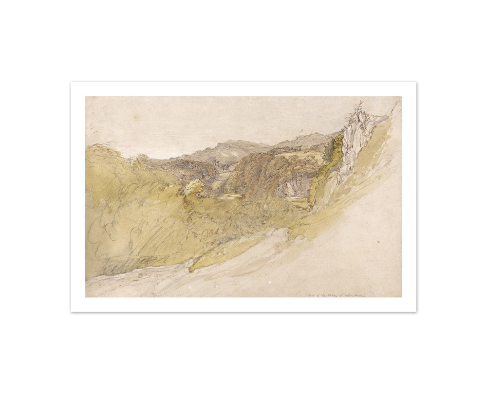 Samuel Palmer - The Valley of Dolwyddelan - Compact / With Margin / No Frame