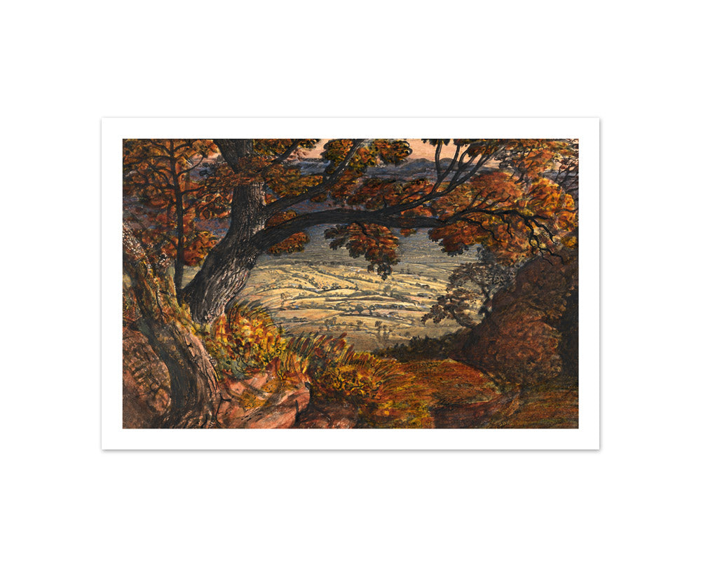 Samuel Palmer - The Weald of Kent - Compact / With Margin / No Frame