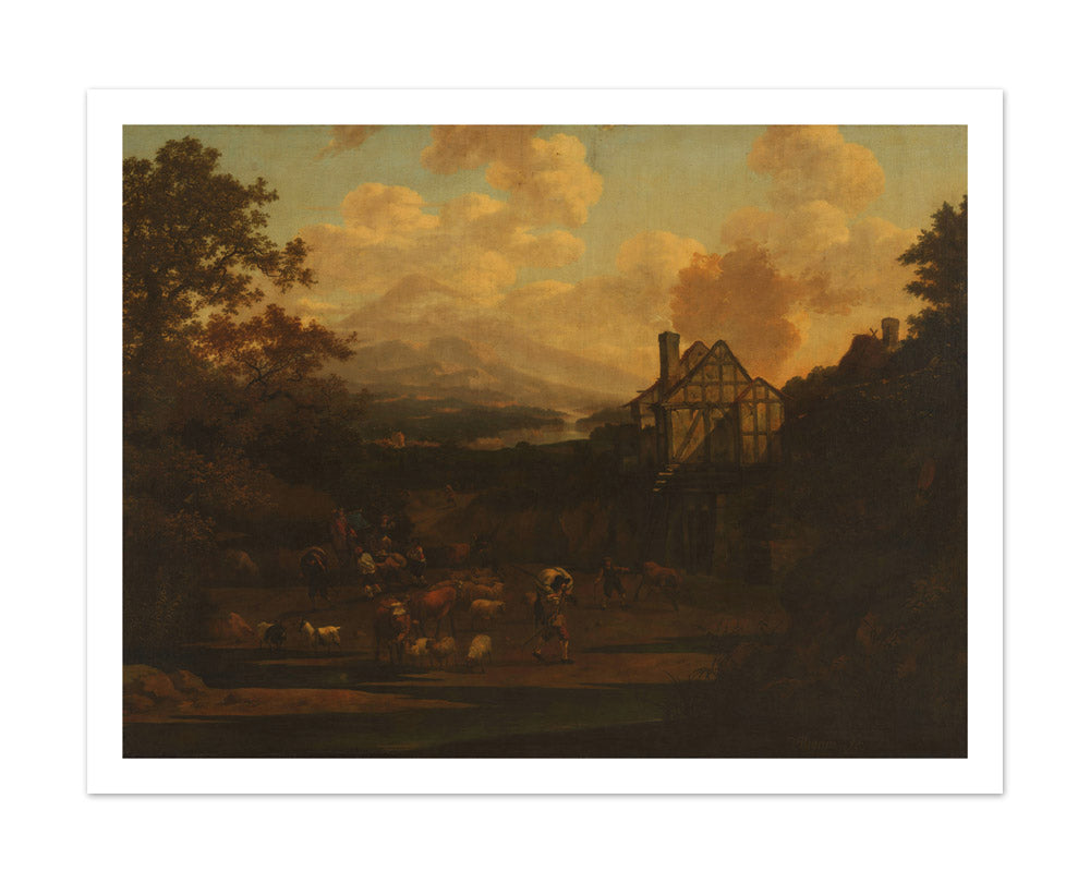 Plundering by Abraham Jansz Begeyn - Extra Large / With Margin / No Frame