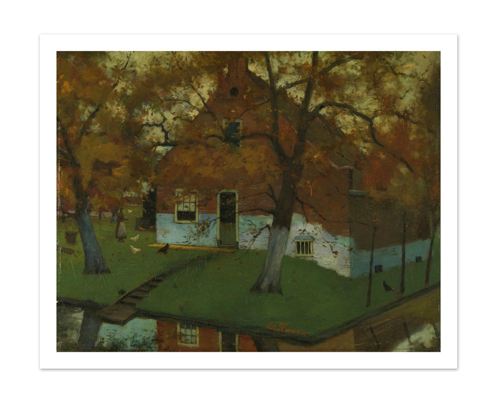 Farm in the Province of North Holland by Eduard Karsen - Extra Large / With Margin / No Frame