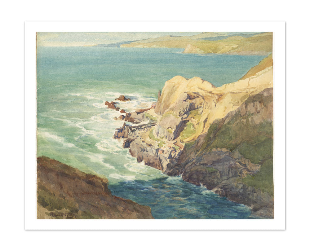 Evening shadows, Taylor's Mistake by Alfred Baxter - Extra Large / With Margin / No Frame