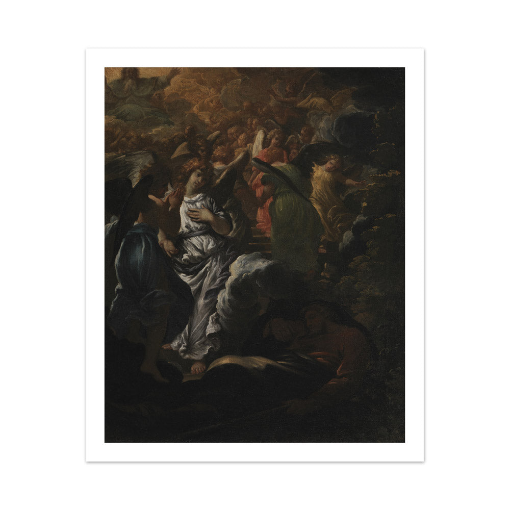 The Dream of Jacob by Girolamo Troppa - Large / With Margin / No Frame