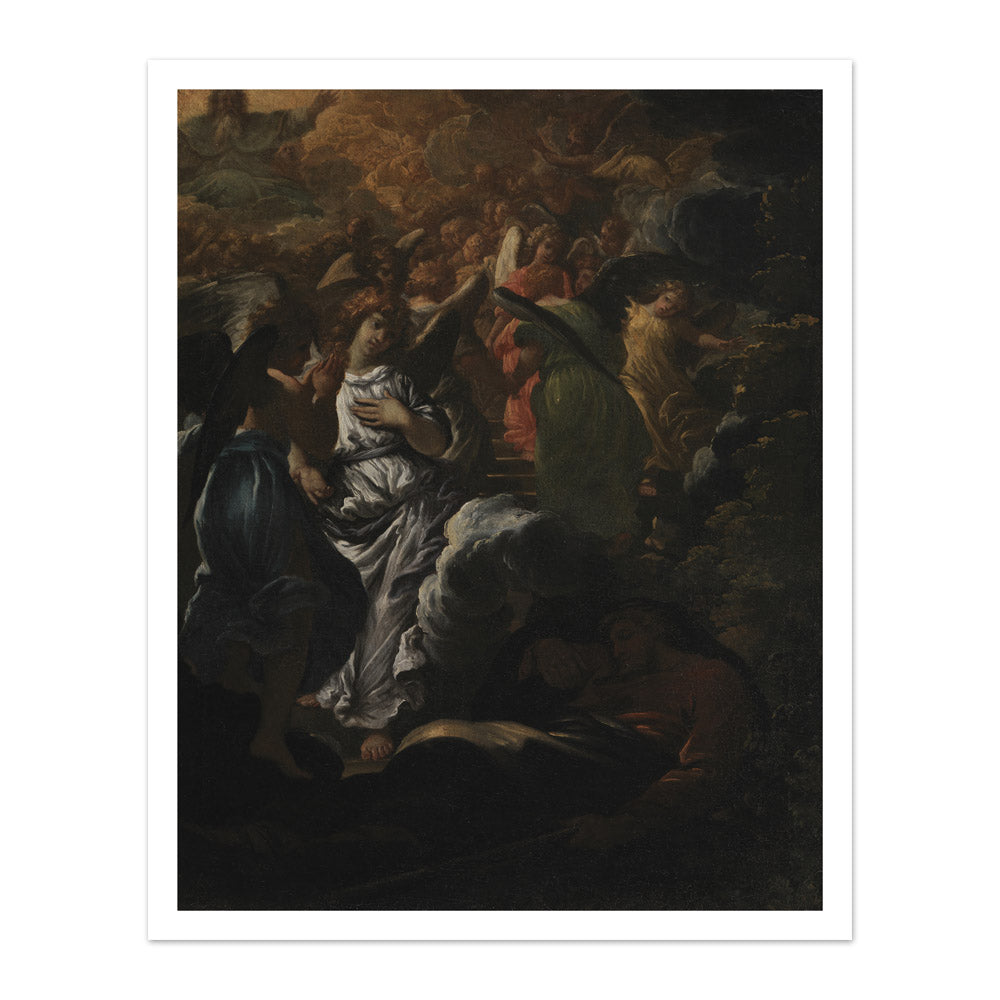 The Dream of Jacob by Girolamo Troppa - Majestic / With Margin / No Frame