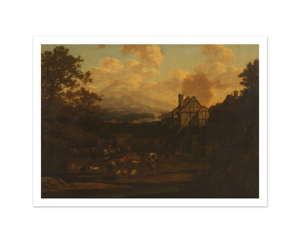 Plundering by Abraham Jansz Begeyn - Medium / With Margin / No Frame