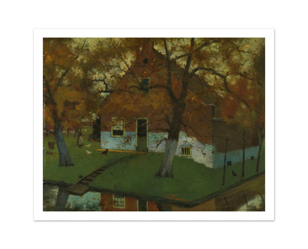 Farm in the Province of North Holland by Eduard Karsen - Medium / With Margin / No Frame