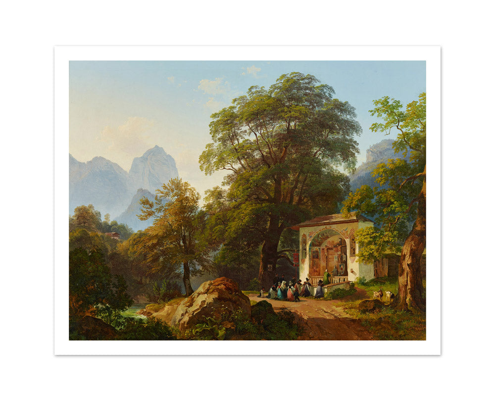 Forest Chapel by Joseph Martin Höger - Medium / With Margin / No Frame