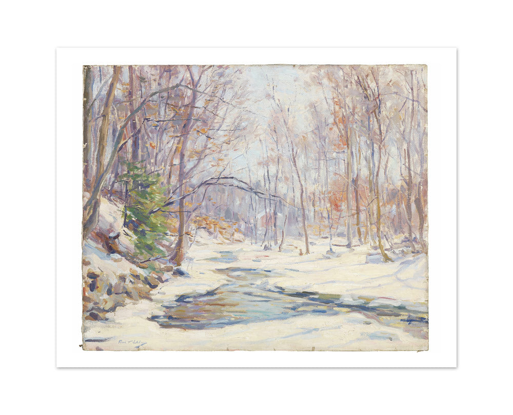A Winter Morning by Frank T. Hutchens - Medium / With Margin / No Frame