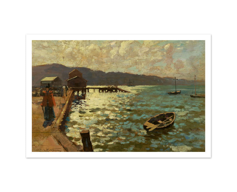 Wellington Harbour by James Nairn - Medium / With Margin / No Frame