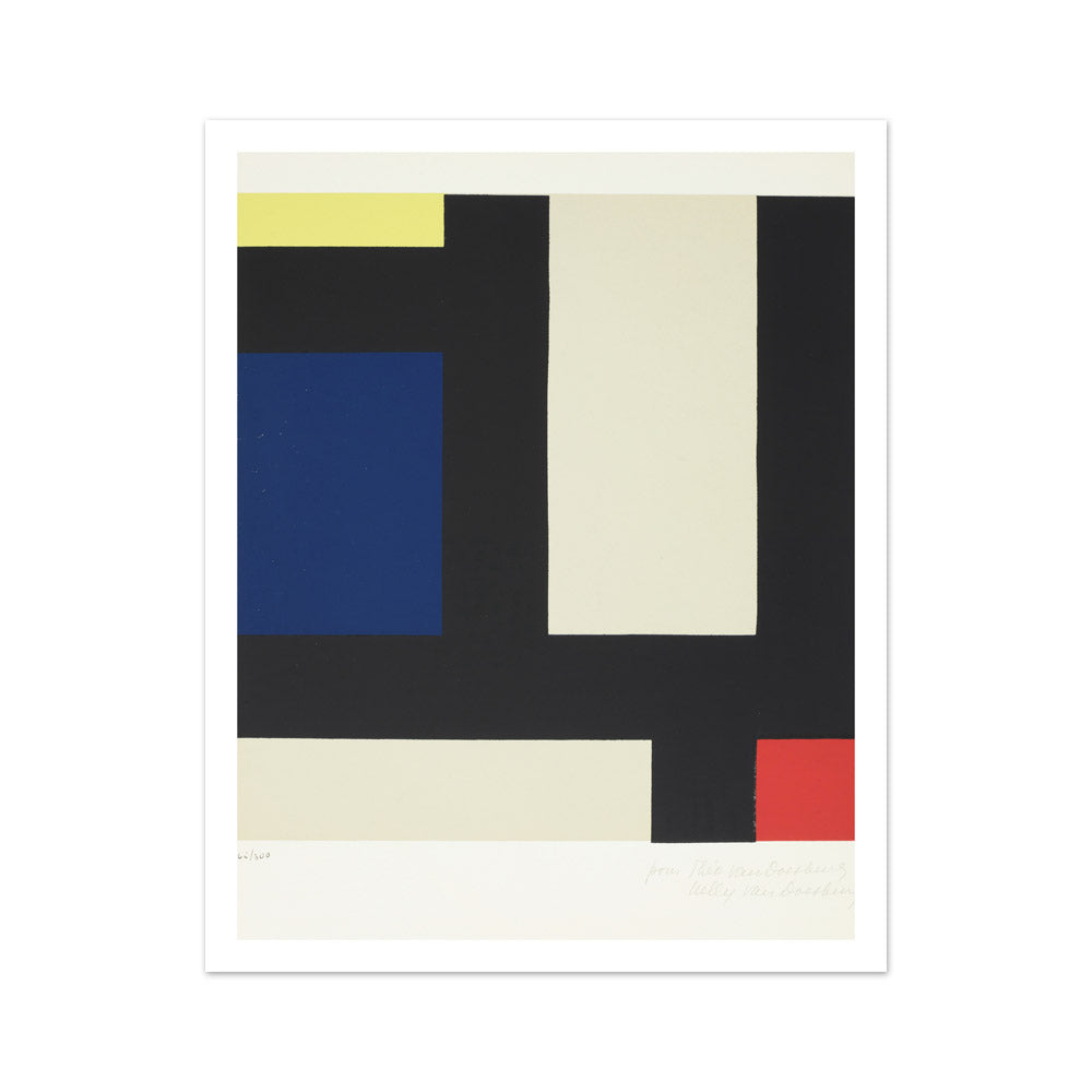 Composition by Theo Van Doesburg - Medium / With Margin / No Frame