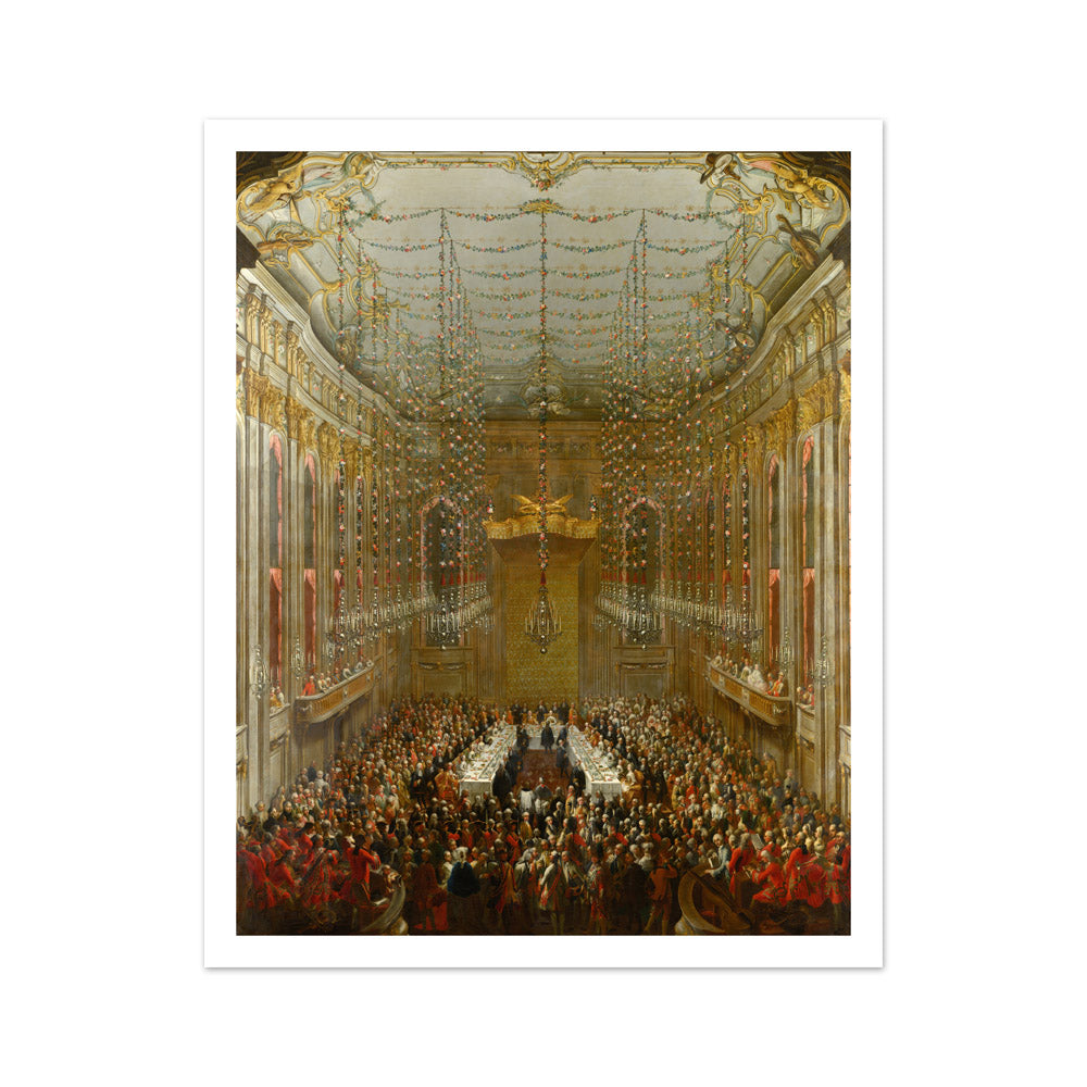 Martin van Meytens - Wedding Supper - Medium / With Margin / No Frame