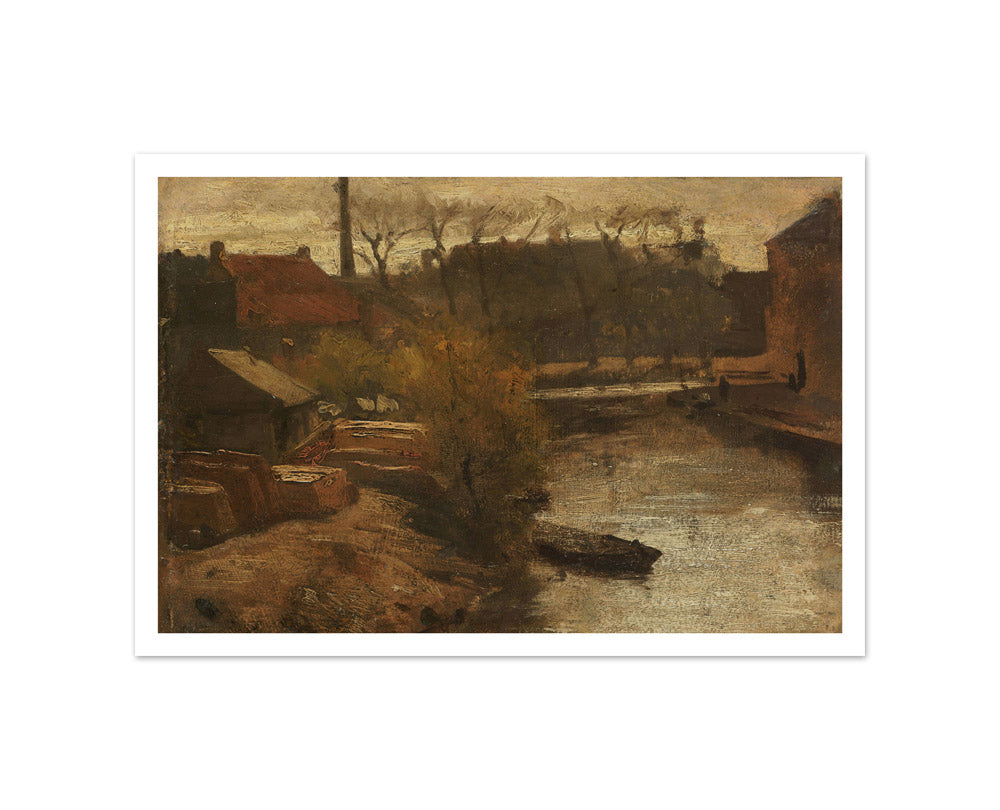 The Noord-West-Buitensingel in The Hague by Matthijs Maris - Small / With Margin / No Frame