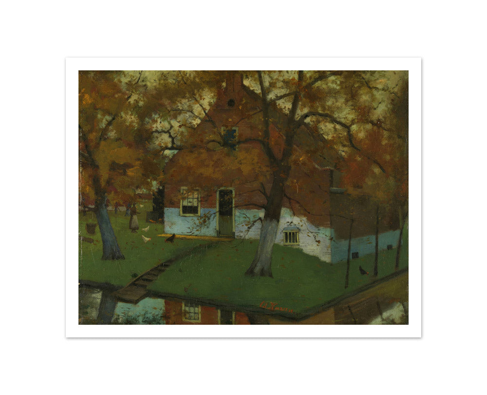 Farm in the Province of North Holland by Eduard Karsen - Small / With Margin / No Frame