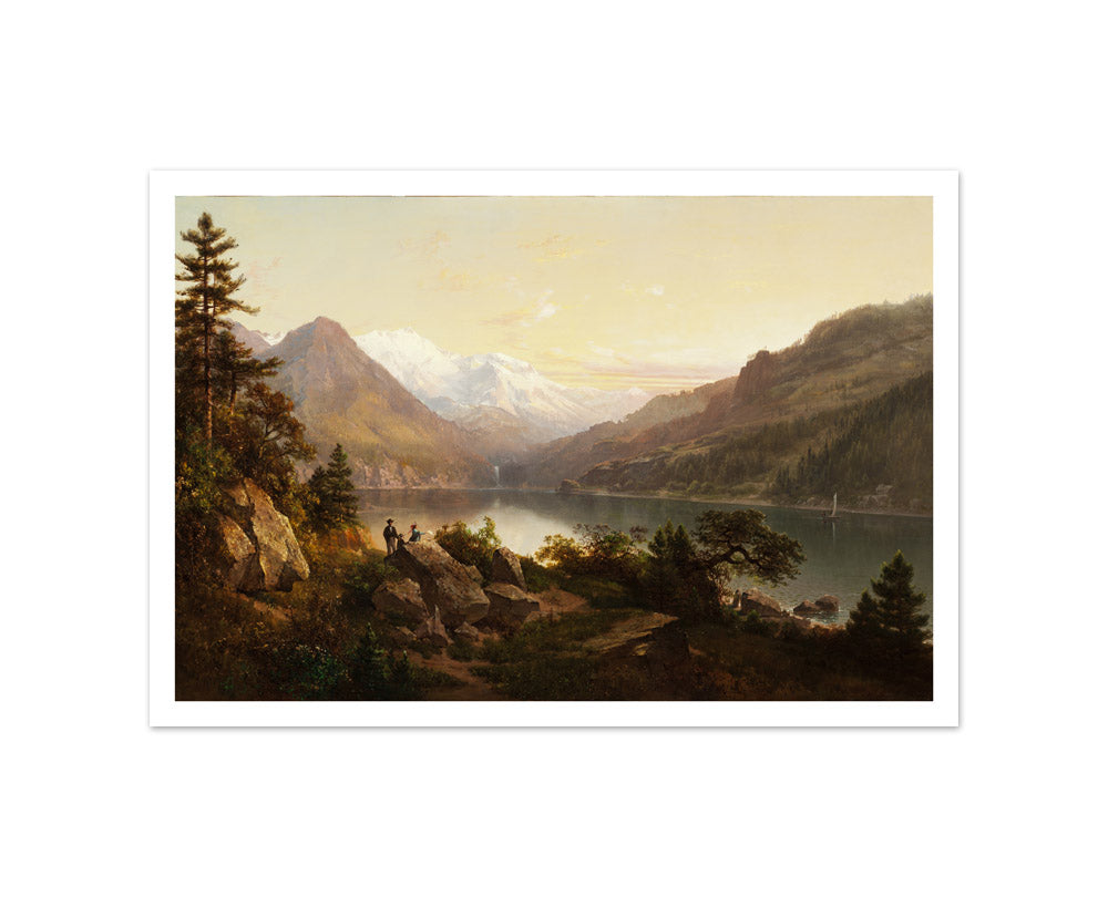Emerald Bay, Lake Tahoe by Thomas Hill - Small / With Margin / No Frame