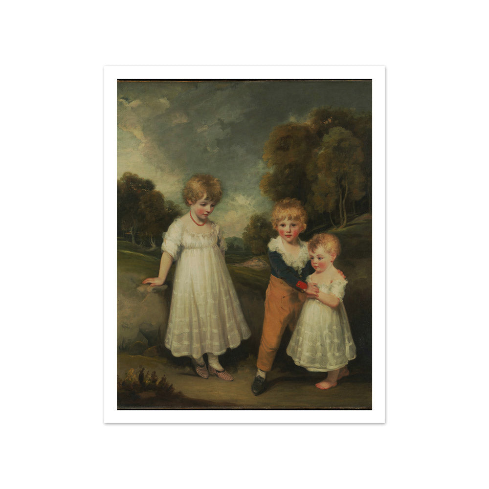 The Sackville Children by John Hoppner - Small / With Margin / No Frame