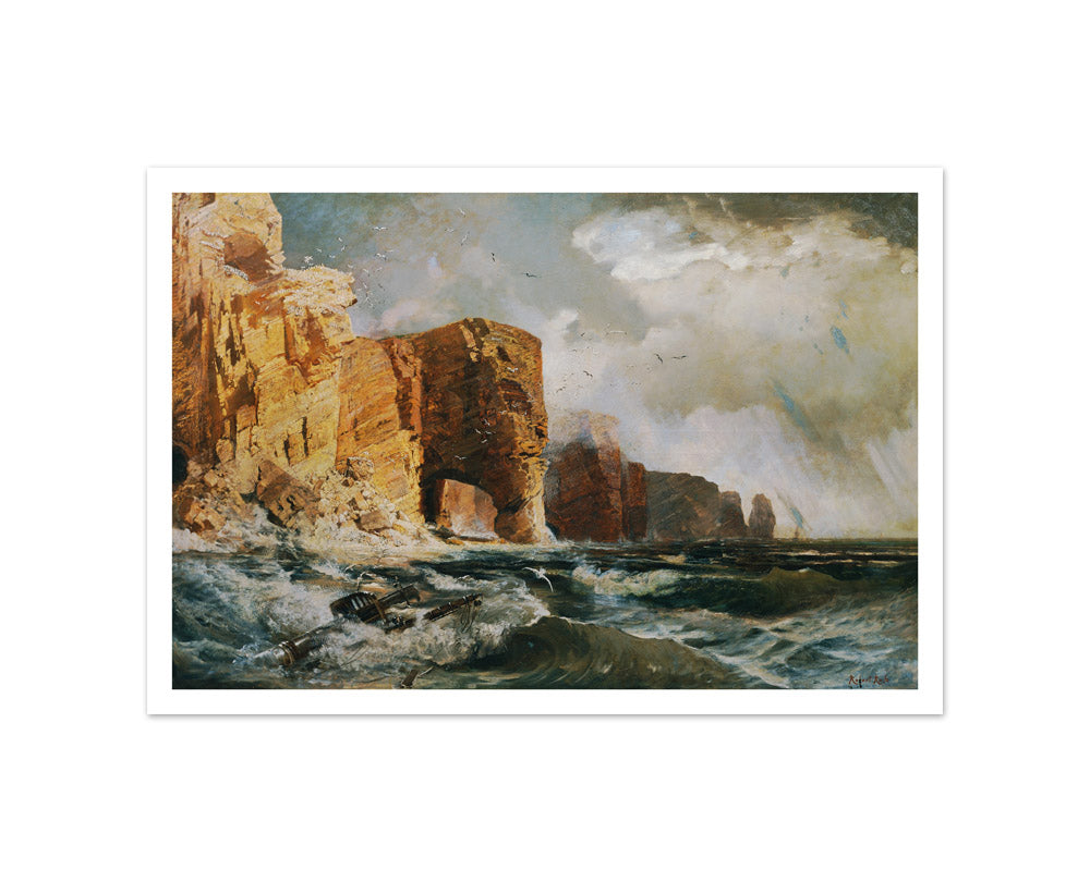 Heligoland by Robert Russ - Small / With Margin / No Frame