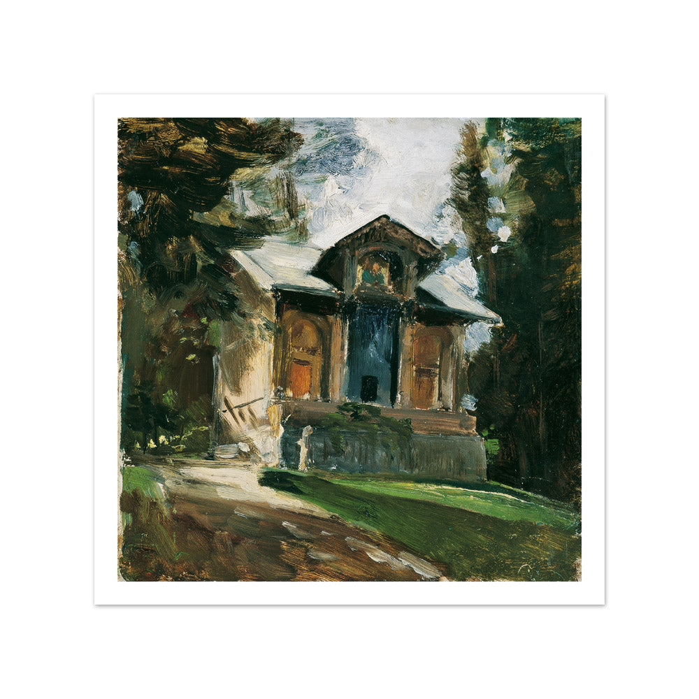 The Artist's Studio of Heinrich von Angeli in Reichenau by Emil Jakob Schindler - Small / With Margin / No Frame