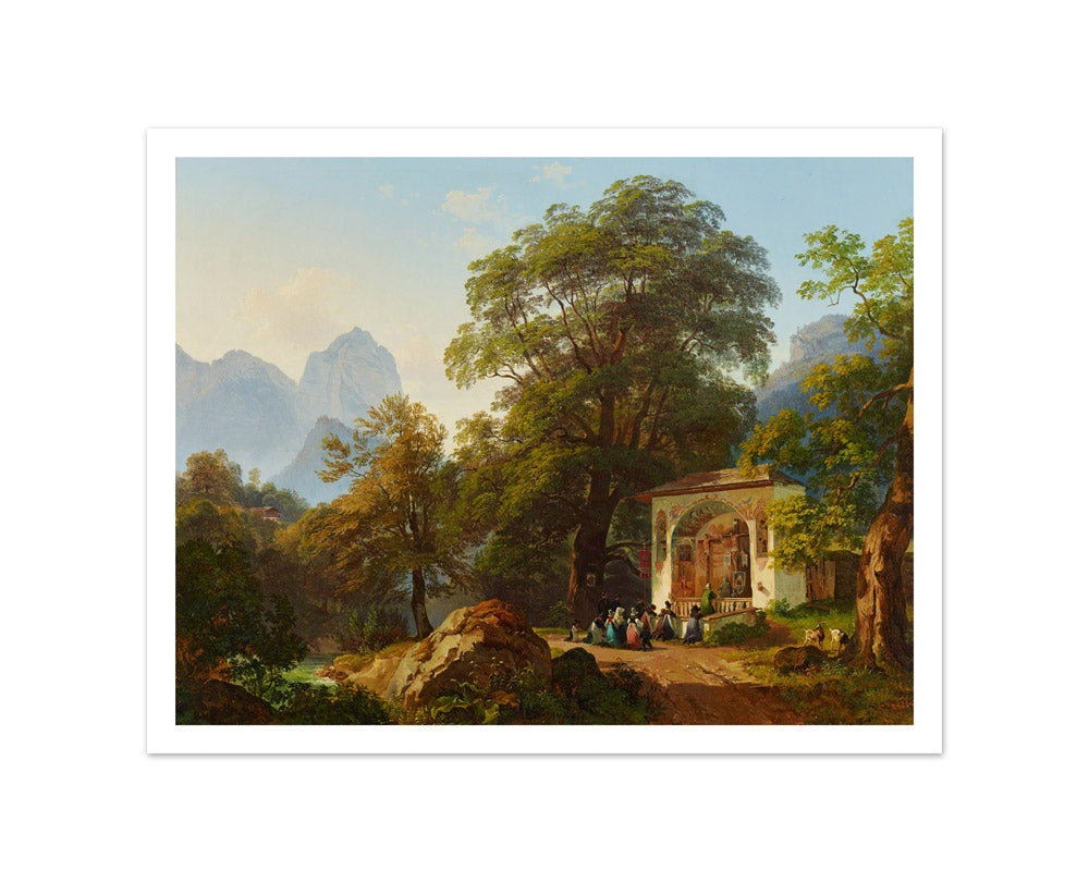 Forest Chapel by Joseph Martin Höger - Small / With Margin / No Frame