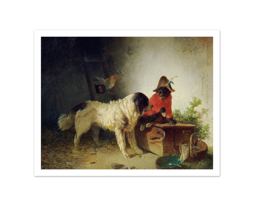 Good Friends by Karl Pischinger - Small / With Margin / No Frame