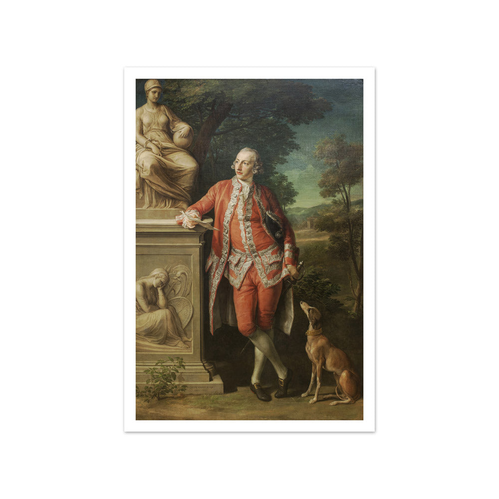 Peter Beckford (1740-1811), landowner, Dorset. by Pompeo Batoni - Small / With Margin / No Frame