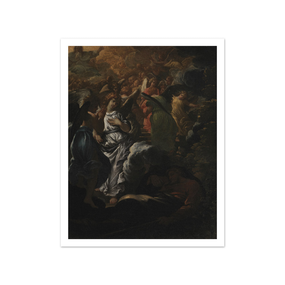 The Dream of Jacob by Girolamo Troppa - Small / With Margin / No Frame