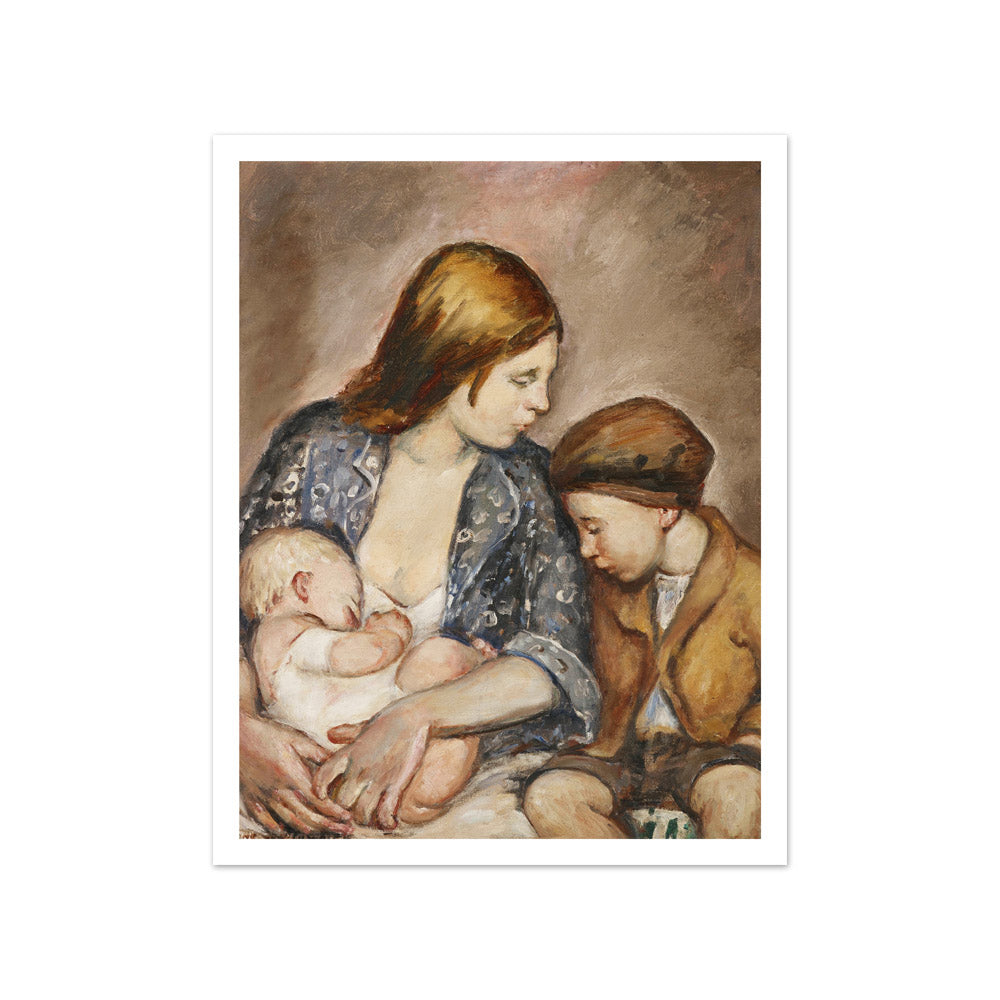 Young Mother by Anne Goldthwaite - Small / With Margin / No Frame
