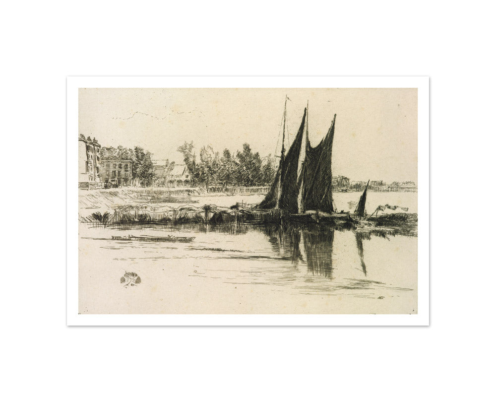 Hurlingham by James Whistler - Small / With Margin / No Frame